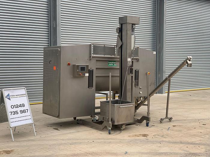 Used 2002 Thuringia Food Tech ribbon blender VM1000-FU