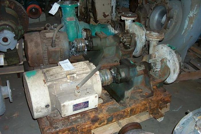 Used Lawrence HBD-M Vortex Type Pump, 3 X 4 Hbd-M, Horizontal Type #15454