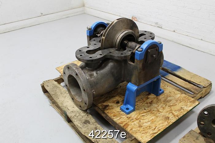Used Goulds 3405 6x8x14 Split Case Pump, Stainless Steel Casing #42257
