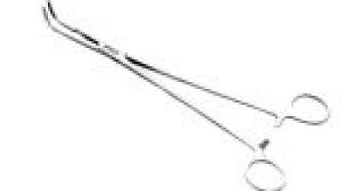 Used Clamp Cholecystectomy Mixter Curved 250mm AESCULAP CD-135-04-F