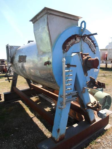 Used Mixer, Paddle, 100 CF, S/st, C/st, Jkt, Continuous, (2) #S737860