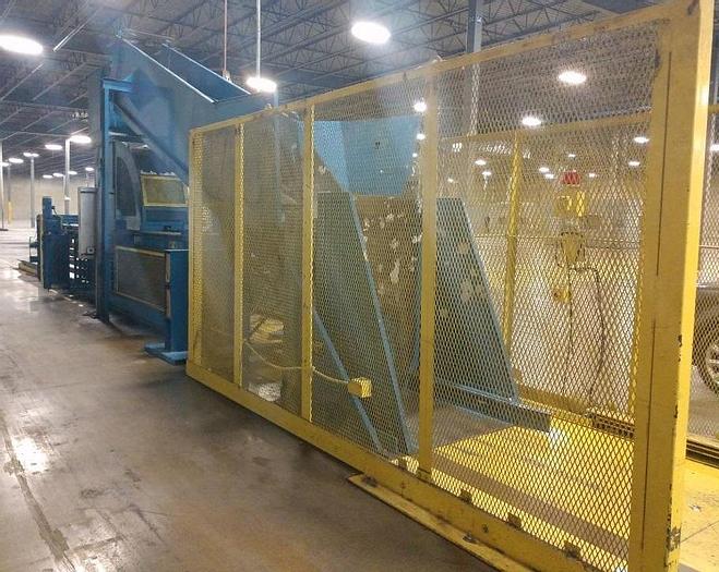 Used HARRIS SELCO MODEL HLO-128AT50 OPEN END HORIZONTAL AUTO-TIE BALER W/ CONVEYOR