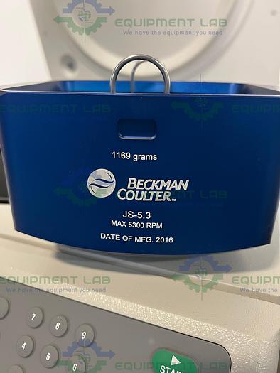 Used Beckman  Avanti J-E  Refrigerated High-Speed Floor Centrifuge w/ JS-5.3 Rotor