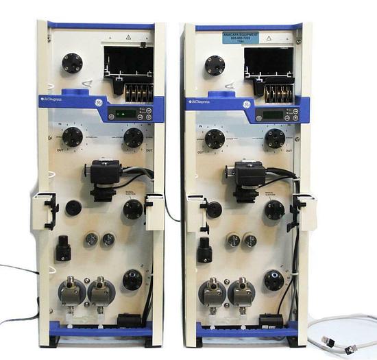 Used GE Healthcare 11001284 Twin ÄKTAxpress FPLC Chromatography System w/ Valves 7164