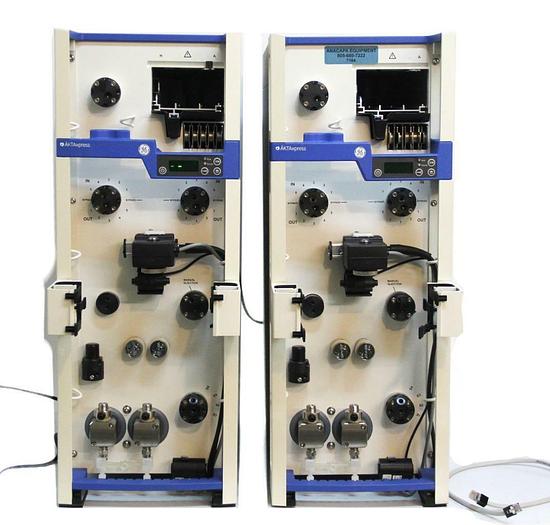 Used GE Healthcare 11001284 Twin ÄKTAxpress FPLC Chromatography System 7164