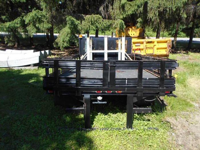 Used 14ft. Flatbed w/ Stake Racks