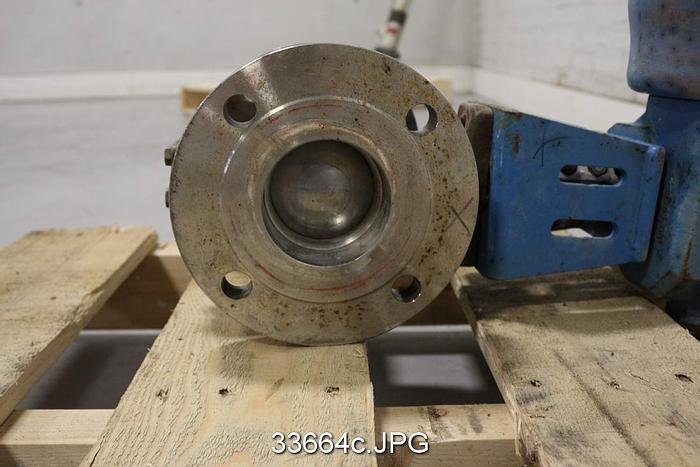 Used Neles Jamesbury R23CB03CCJA 3" Control V-Ball Valve #33664