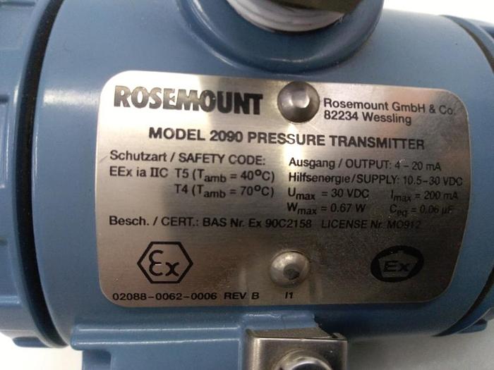 Drucktransmitter Model 2900, Rosemount,  neu