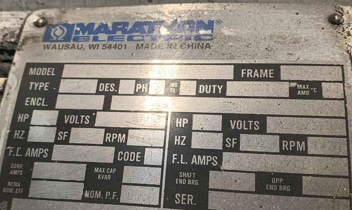 Used Nash 60 HP Vacuum Pump