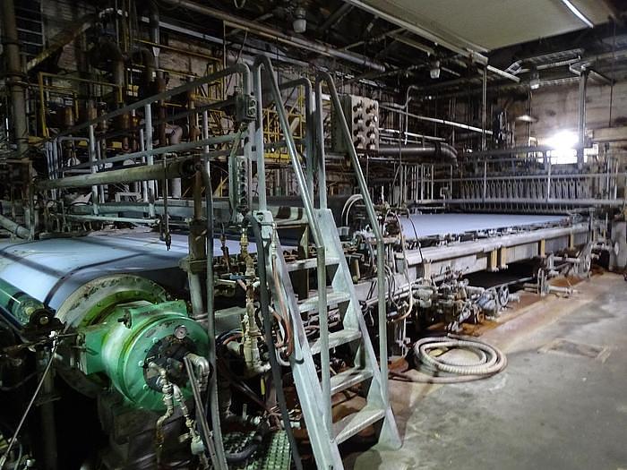 Used 130” (120” TRIM) BELOIT FOURDRINIER PAPER MACHINE 1000 FPM (PM #2)