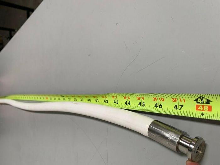 Used Coreflex 48" Silicon Flexible Hose w/ 1" Sanitary Fitting 240/300 PSI