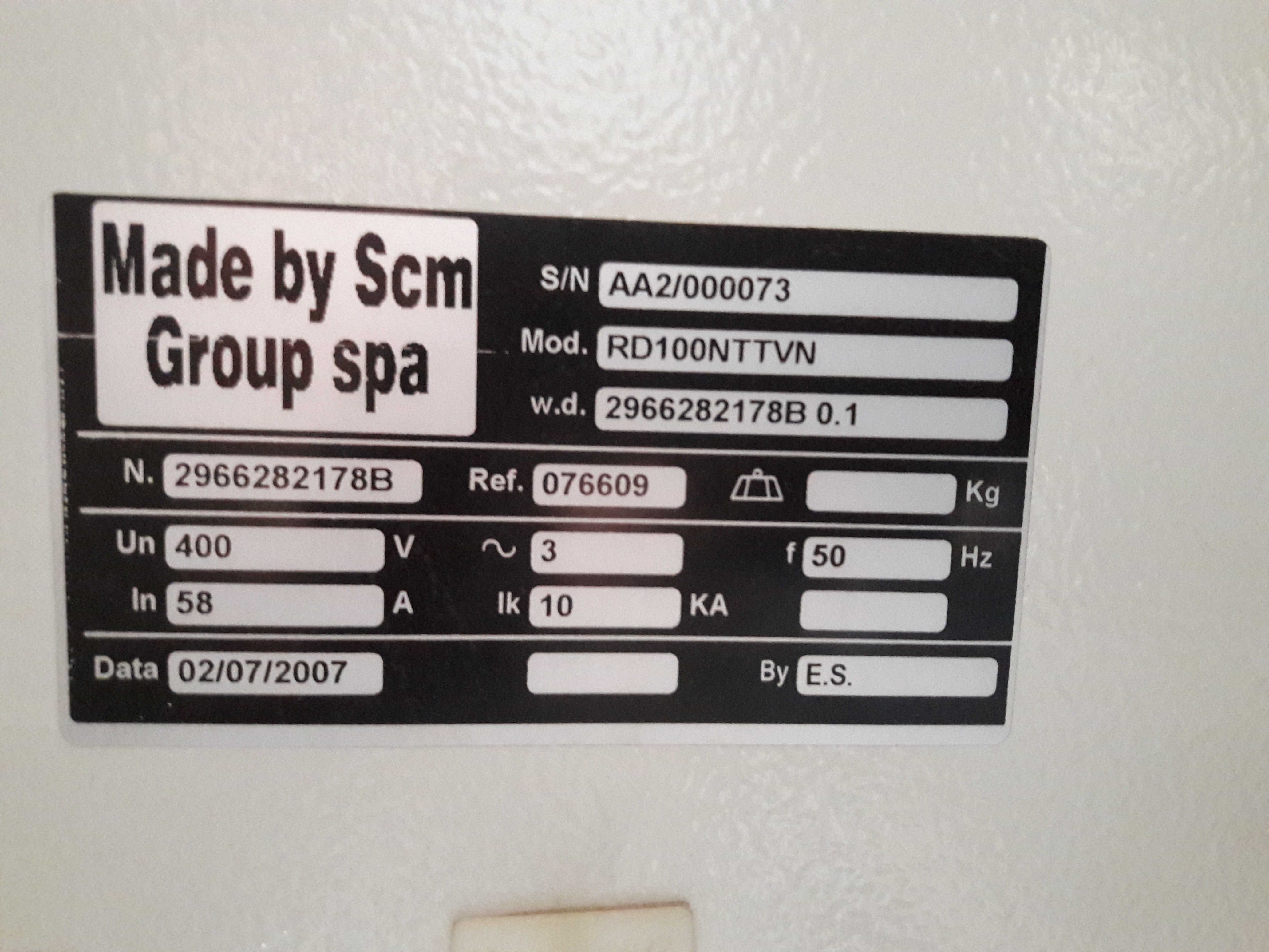 Gebruikt 2008 SCM Record 100NT