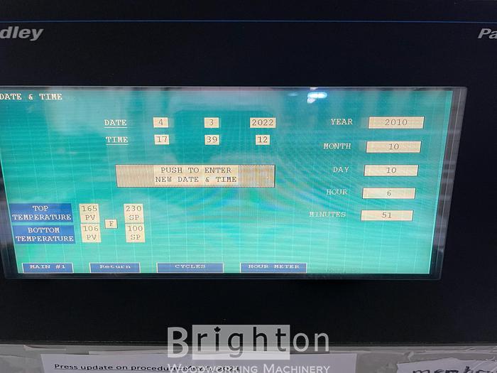 Used 2010 Shaw Almex Model TL5-4-9 used Thermo-Laminate Press #BBM2320