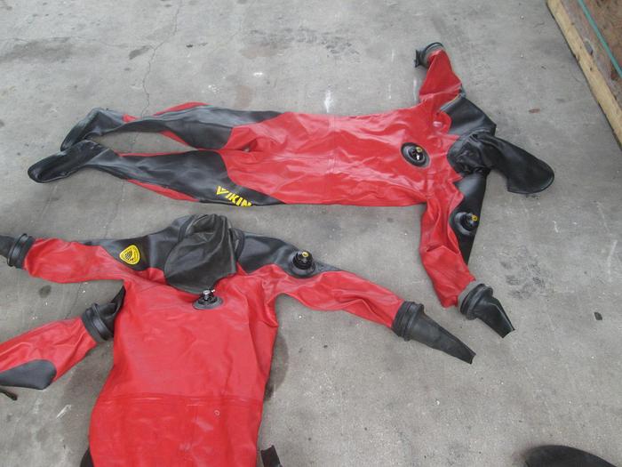 Used 5 Viking Pro 1000 Rubber Drysuits