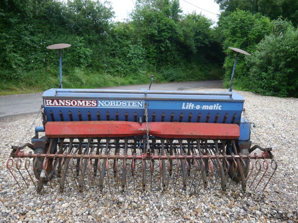 Used Ransomes Nordsten Lift-o-matic Seed Drill