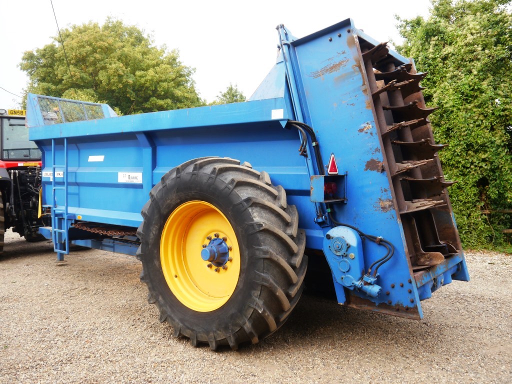 Used Bunning Lowlander 105 Muck Spreader