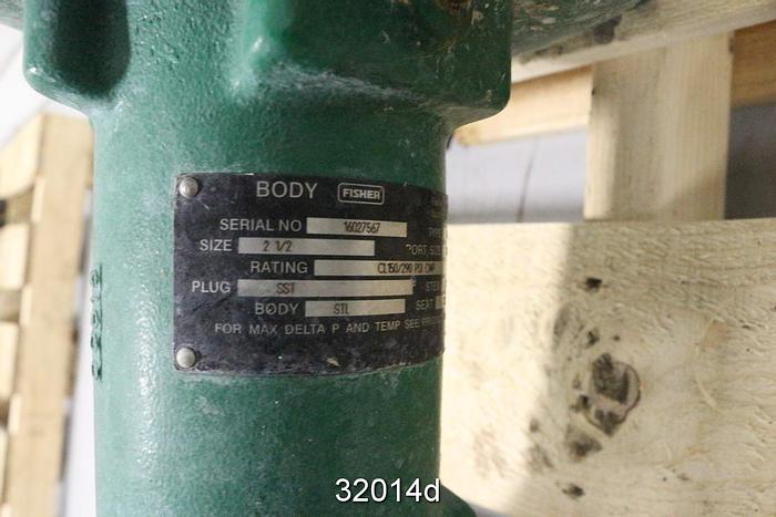 Used Fisher ED 2.5" Steam Valve #32014