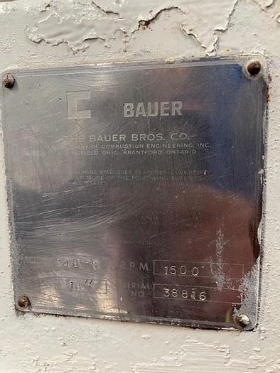 Used Bauer Mill