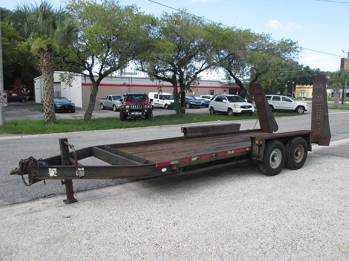 Used 2002 Belshe 18' Equipment Trailer