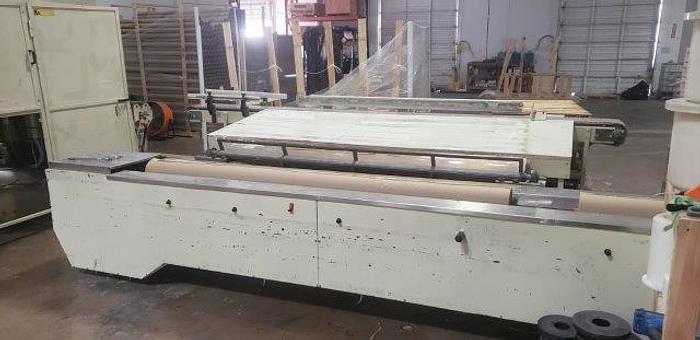 Used 106" Perini 702G  Industrial Roll Rewinder Line with Embossing