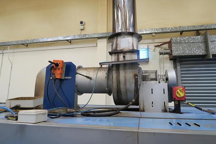 Used Steel Belt Tunnel Oven 1.1m wide x 24m baking