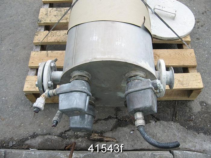 Used Headbox Slice Heating Tank 50 Gal, 63" Height, 15.750" Diameter #41543