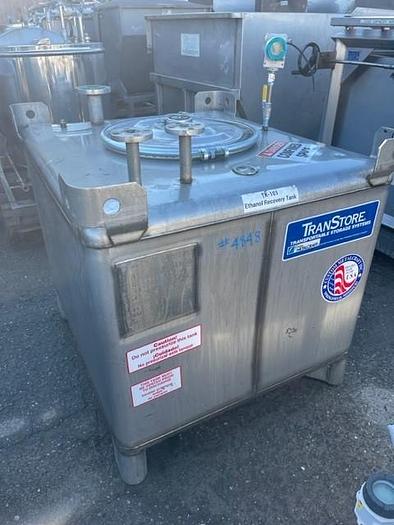 Used Custom Metalcraft 300 Gallon Stainless Steel Tote