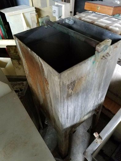 Used Stainless Steel Rinsing Tanks Counter Flow Rinse Dipping Dying Electroplate