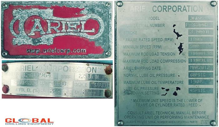Used Item 0701 : 2008 Ariel JGQ/2 2-Stage Air Booster – SOLD