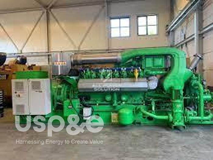 Used 4.5 MW 2017 Used Jenbacher JMS624-H311 Natural Gas Generator