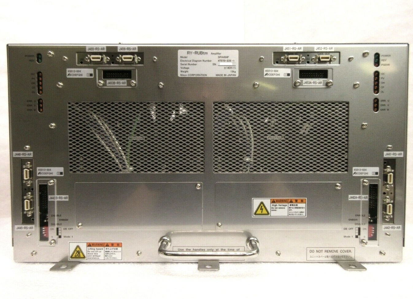 Used Nikon 4T070-339-1 RY-RUBtm Amplifier SPA494F NSR-S620D ArF Immersion Used