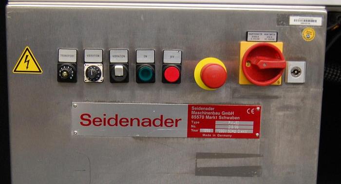Used G 15329 D - Capsule Polishing Machine SEIDENADER PM 60