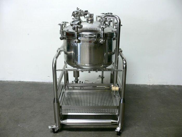Used Sommer & Strassburger 125L Pressure Vessel / Reactor on Rolling Cart