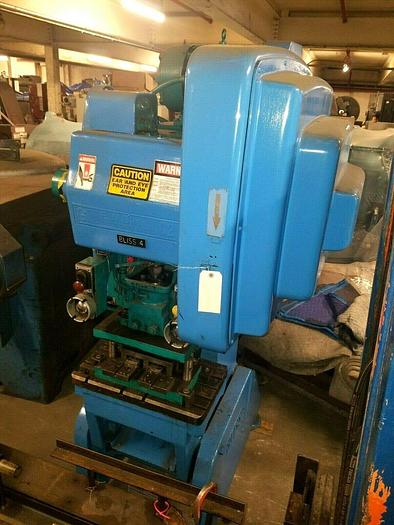 Used Bliss Stamping Punch Press OBI 22 Ton Air Clutch Air Brake NICE! WATCH VIDEO!!