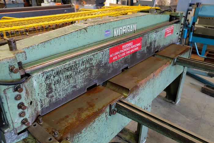 Used MORGAN 2050mm x 4mm SC Mechanical guillotine