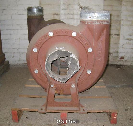 Used Clarage C1 Trim Blower, 5 H.P., 230/460V, 3490 Rpm. Steel. Clarage Fan #23158