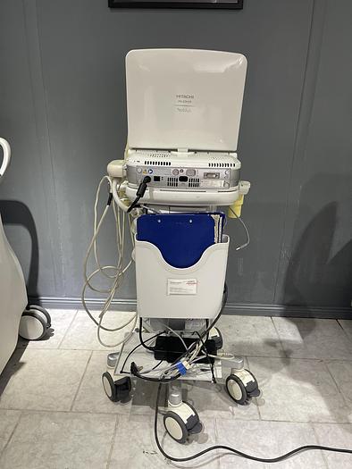 Gebraucht Hitachi/Aloka Noblus Ultraschallgerät auf Cart mit 2 Ultraschallsonden