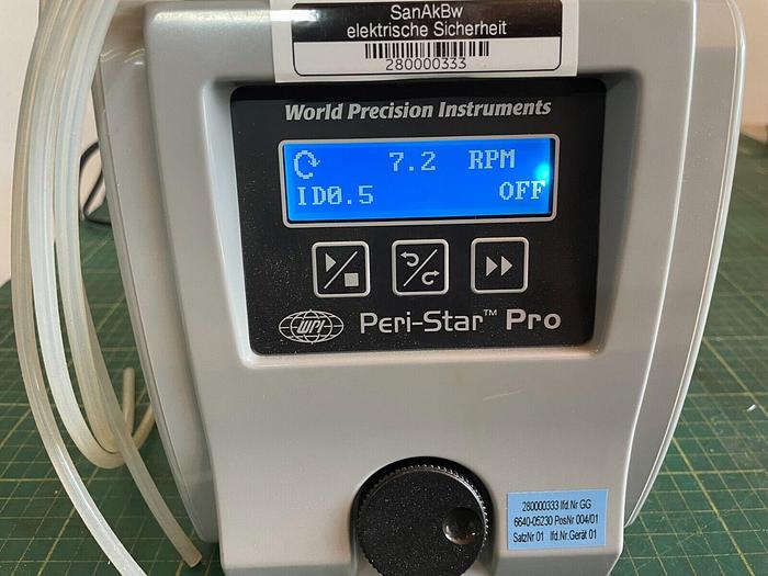 Used WPI Peri-Star Pro 8L , Peripro-8L , Peristaltic pump
