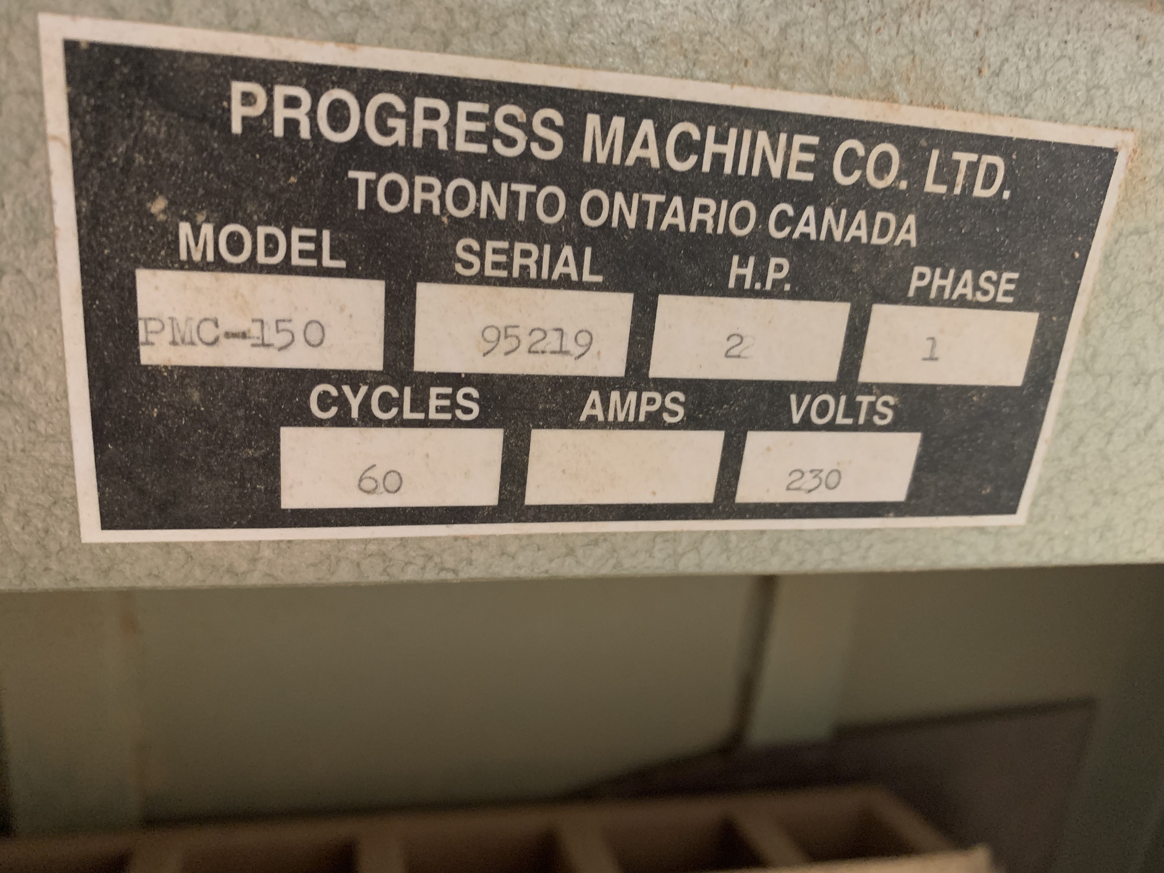 Used Progress Machine Edge Sander PMC-150