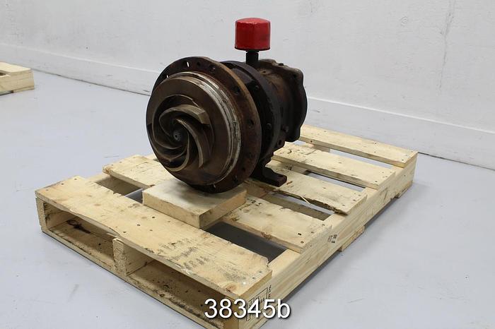 Used Goulds 3196 MT Pump Power End with Stainless Steel Stuffing Box and 5-vane Stainless Steel Impeller #38345