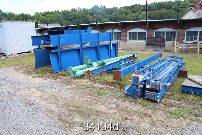 Used Voith Slat Conveyor, 14' Horizontal Feed Section #34134