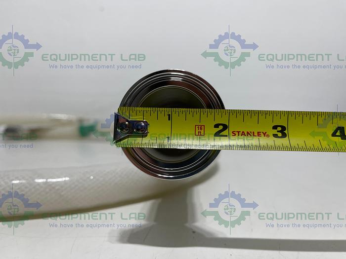 Used Saint Gobain HOSSMP-12 Pure Fit 94" Hose w/ 3/4" to 1 1/2" Sanitary Fitting