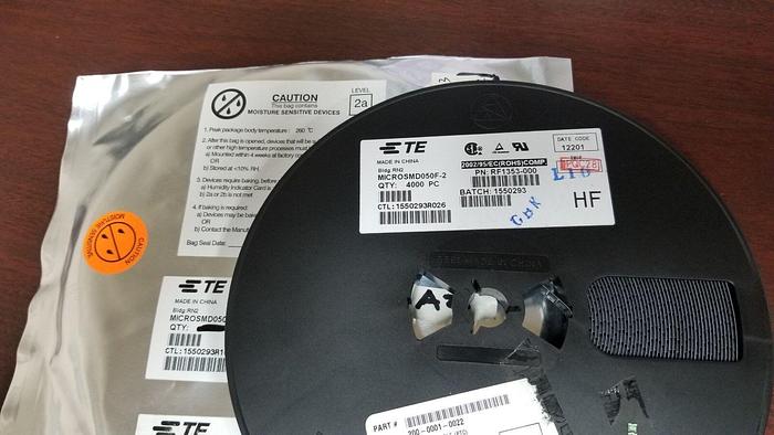 TYCO/TE Connectivity RF1353-000 Fuse 3577 Pieces 2012 Date Code