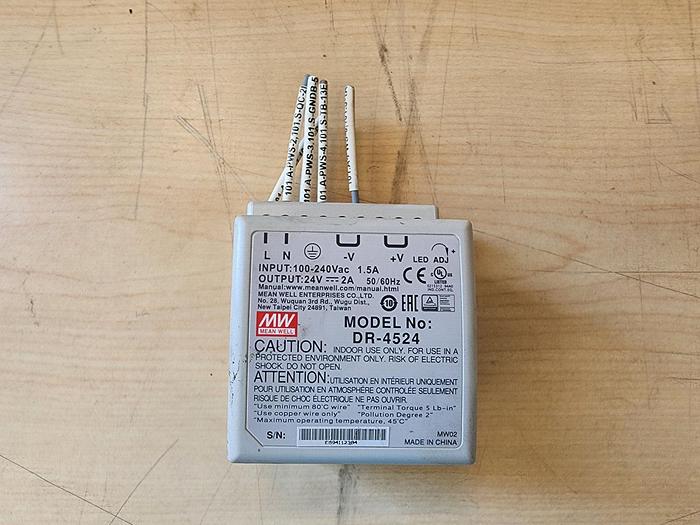 Used Mean Well DR-4524 Power Supply