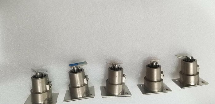 Used Rohde & Schwarz Lot of 5   3-hole Audio Connectors Lot #2