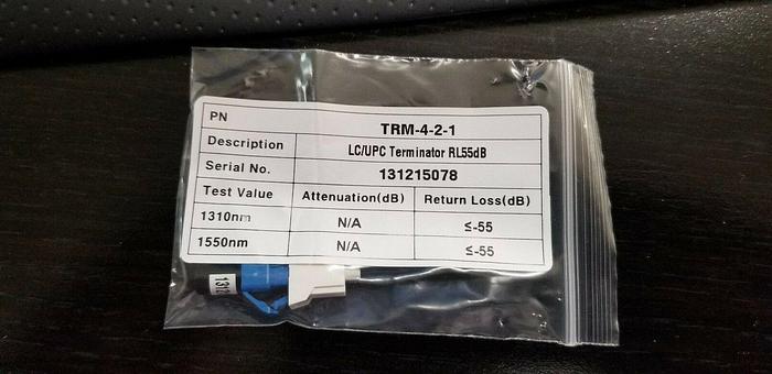 JDSU TRM-4-2-1 LC/UPC Terminator RL55dB NEW!