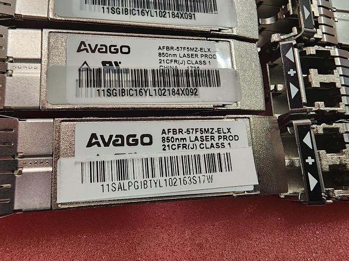 Used AVAGO AFBR-57F5MZ-ELX SFP Module Lot of 30