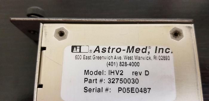 Used Astro-Med IHV2 Chart Recorder Module