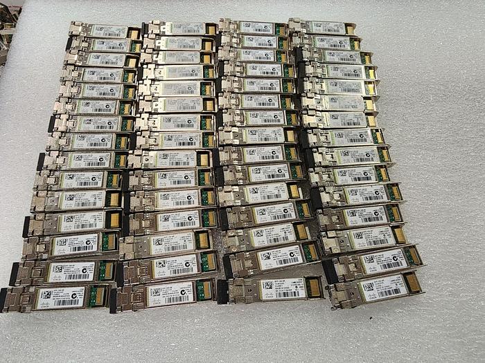 Used CISCO SFP-10G-SR Lot of 60 Modules