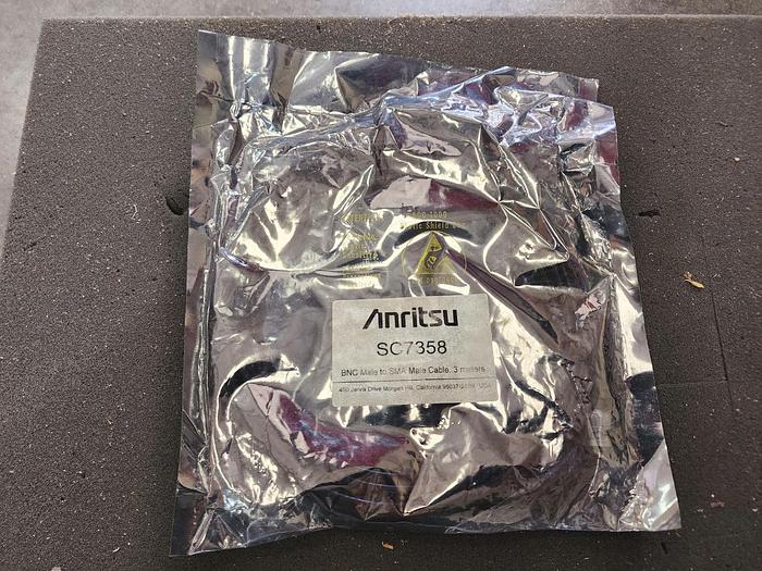 Anritsu SC7358 BNC Male to SMA Male Cable 3 Meter Unit #1 NEW!